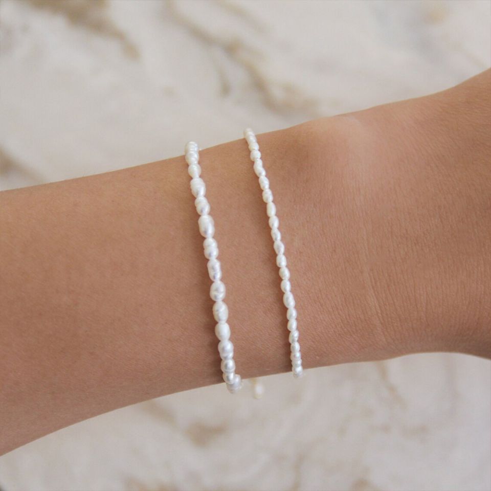 Dainty Full Pearl Bracelet