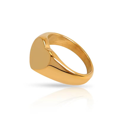 Heart Signet Ring