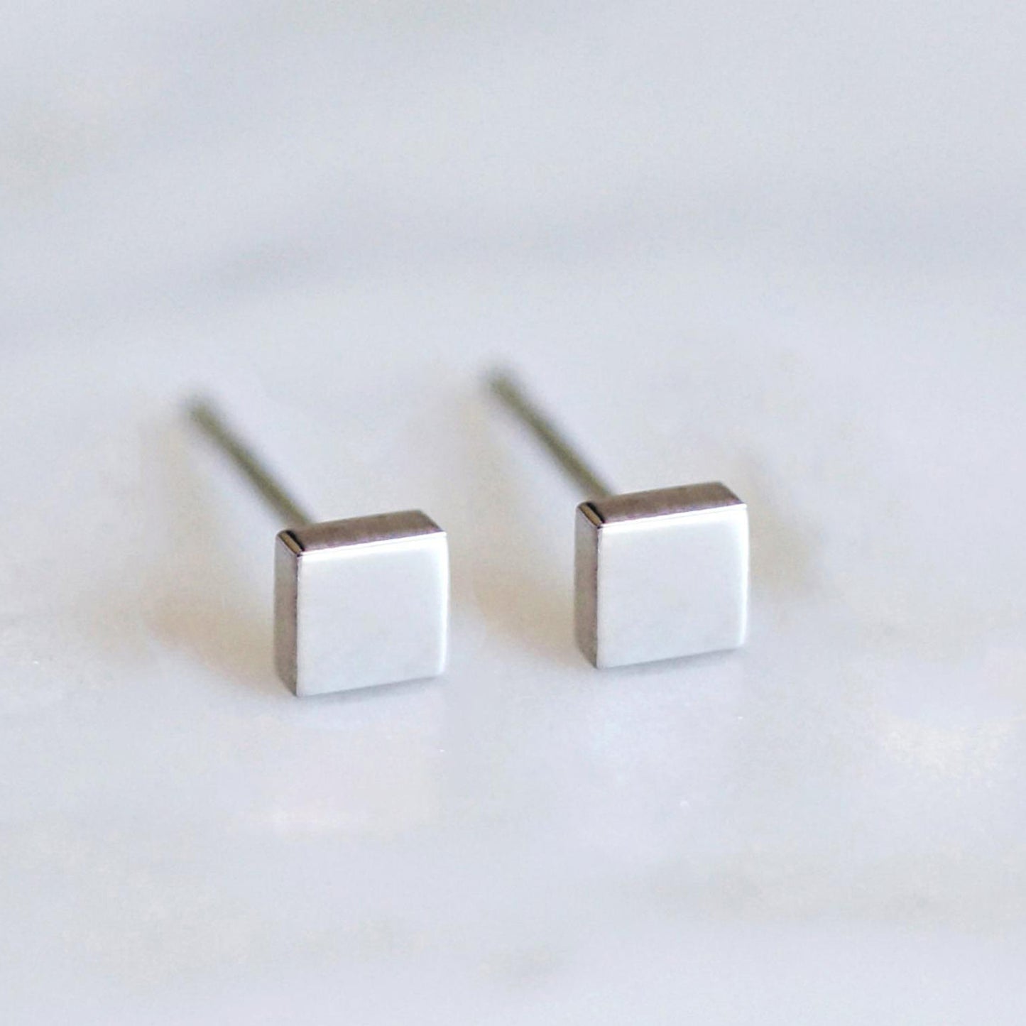 Square Stud Earrings