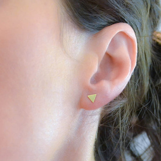 Triangle Stud Earrings