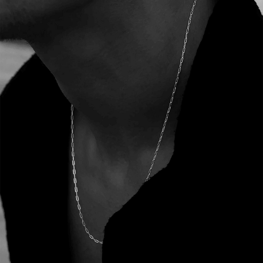 Men's Paperclip Chain Necklace