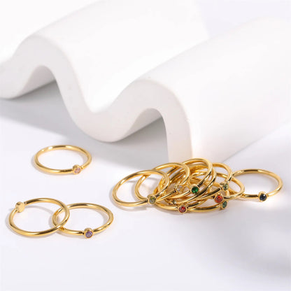 Delicate Birthstone Ring