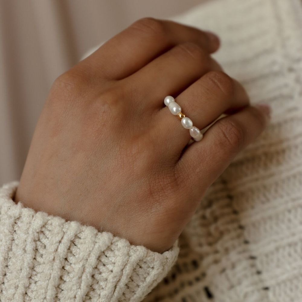 Infinity Pearl Ring