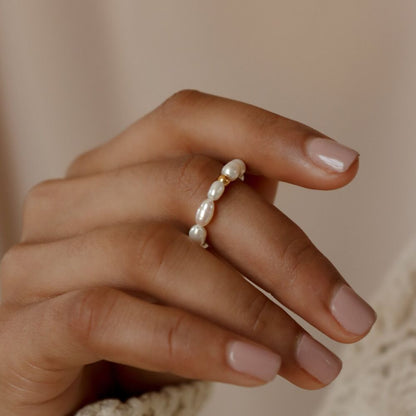 Infinity Pearl Ring