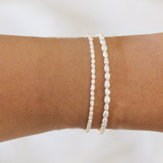 Dainty Full Pearl Bracelet