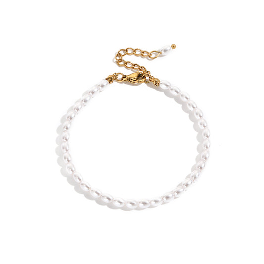 Dainty Full Pearl Bracelet