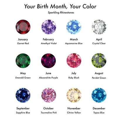 Custom Initial Birthstone Ring