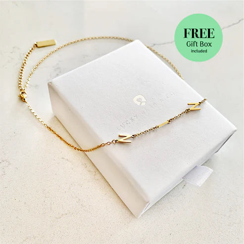 Custom Dainty Initial Necklace