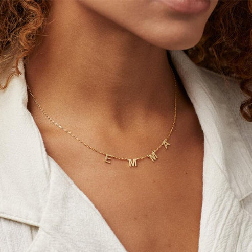 Custom Dainty Initial Necklace