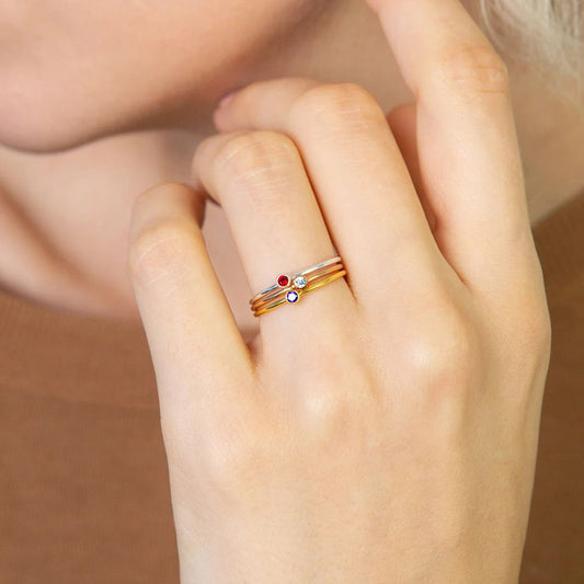 Delicate Birthstone Ring