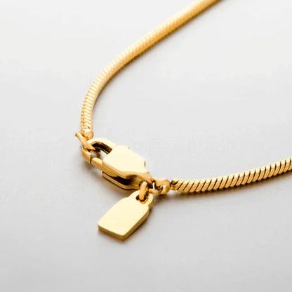 Mens Square Chain Necklace