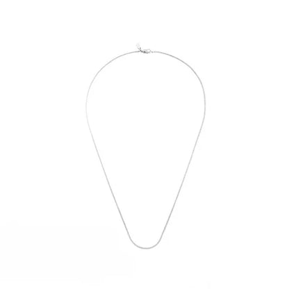 Mens Square Chain Necklace