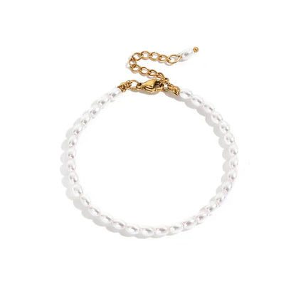 Dainty Full Pearl Bracelet