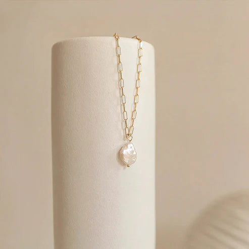 Baroque Pearl Pendant Necklace