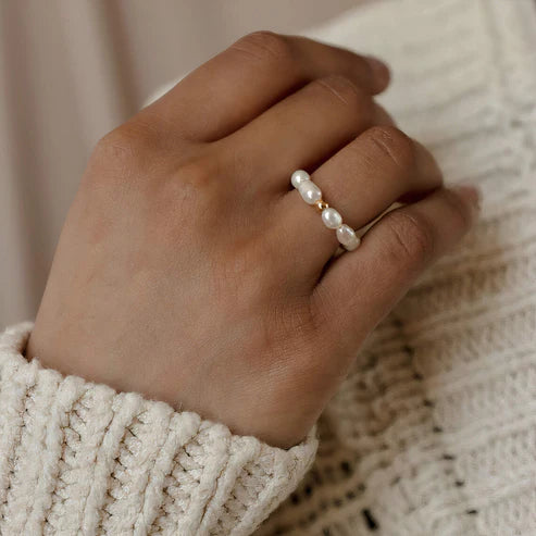 Infinity Pearl Ring