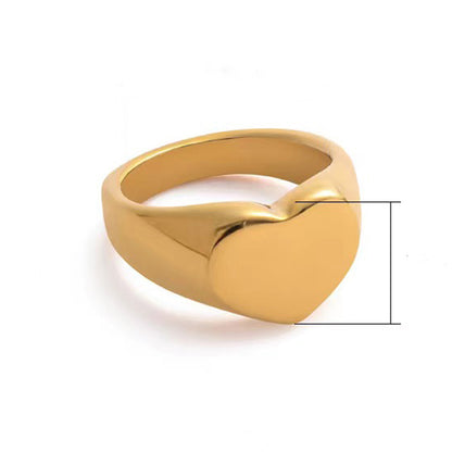 Heart Signet Ring