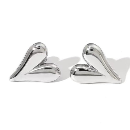 Sweetheart Stud Earrings