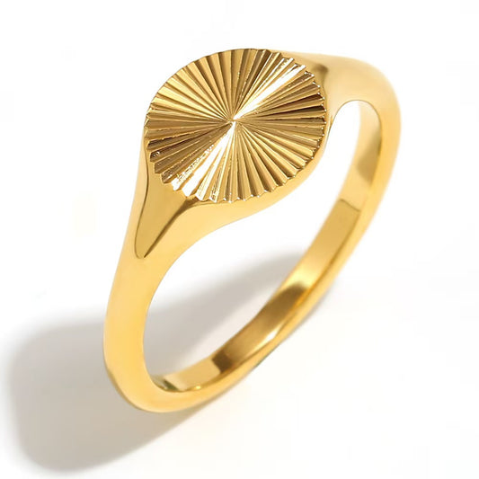 Sun Signet Ring
