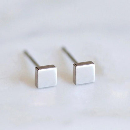 Square Stud Earrings