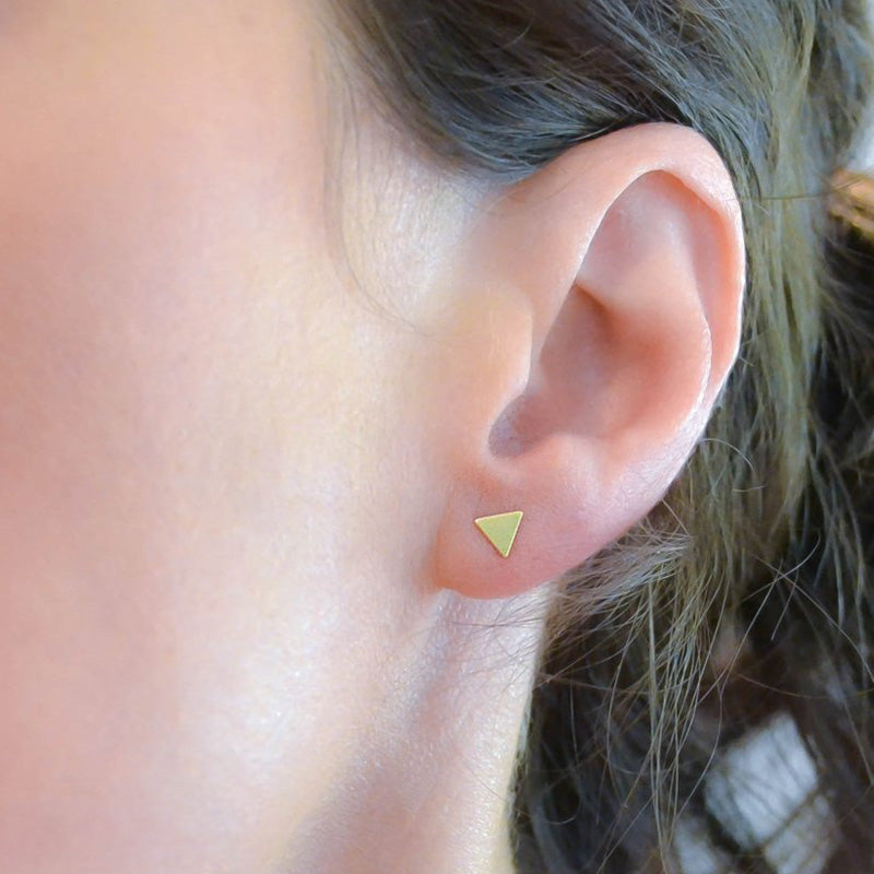 Triangle Stud Earrings