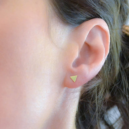 Triangle Stud Earrings