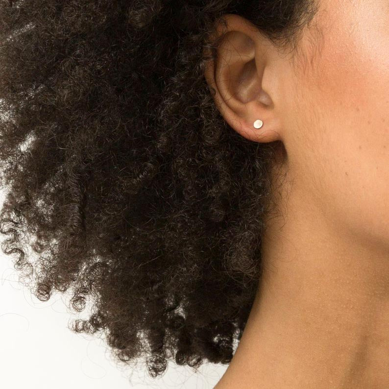 Circle Stud Earrings