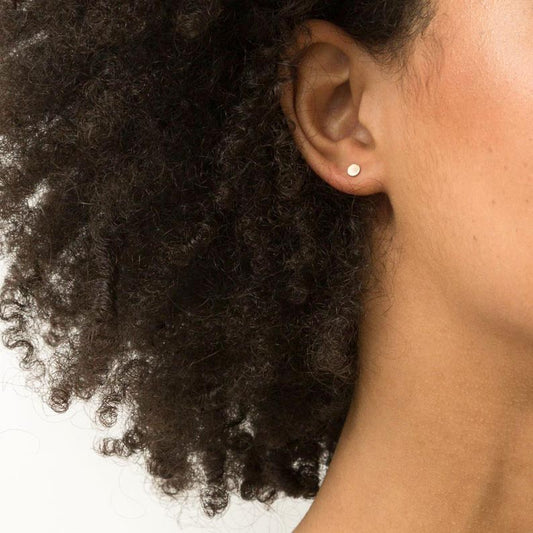 Circle Stud Earrings
