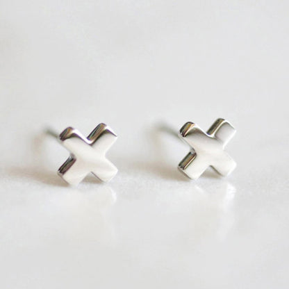 X Stud Earrings