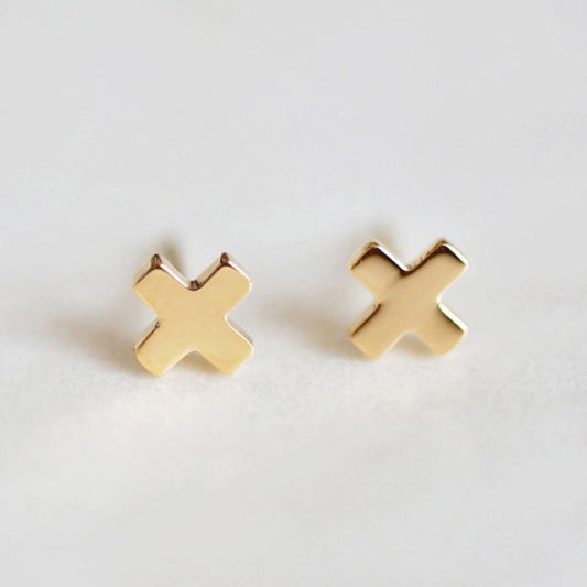 X Stud Earrings