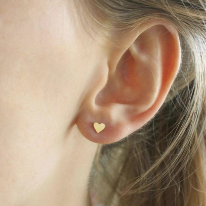Heart Stud Earrings