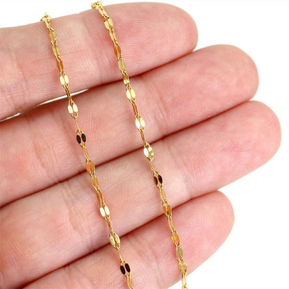 Delicate lace chain anklet