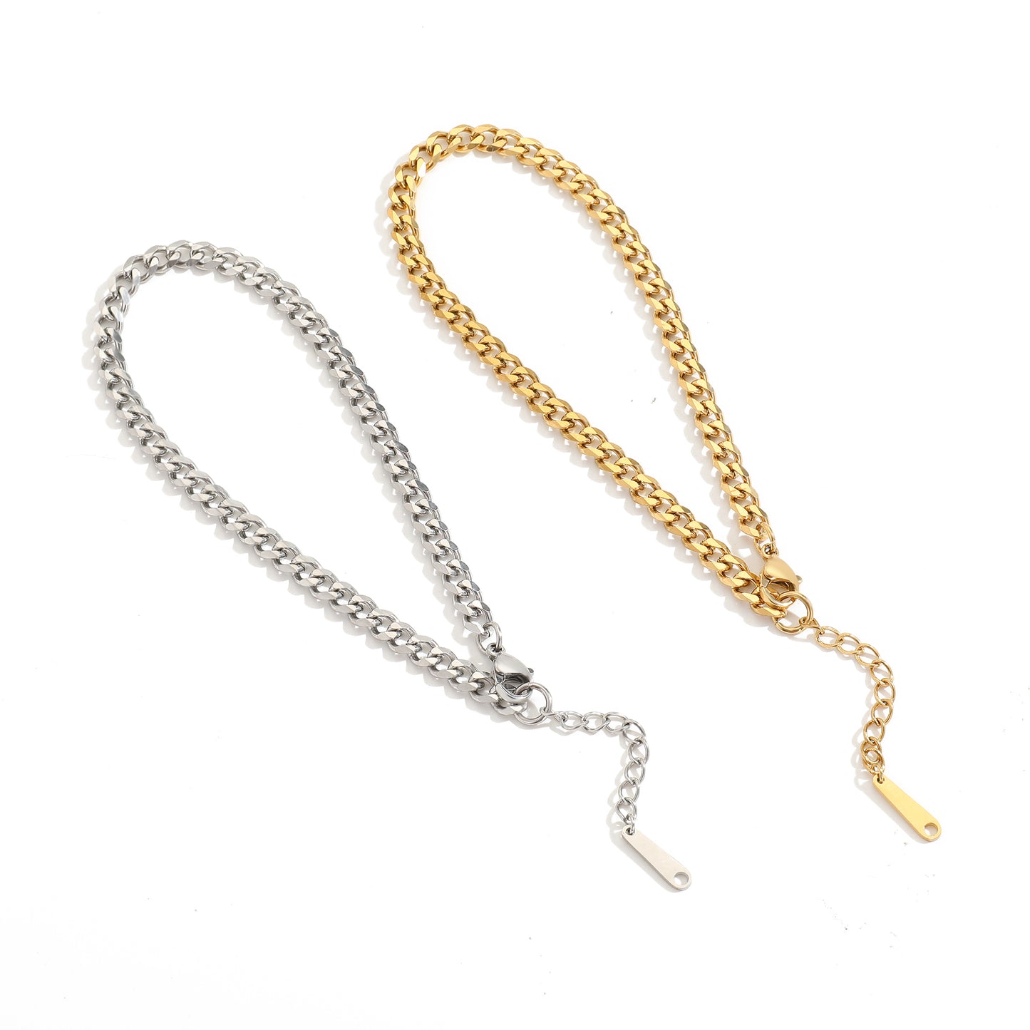 Cuban chain anklet