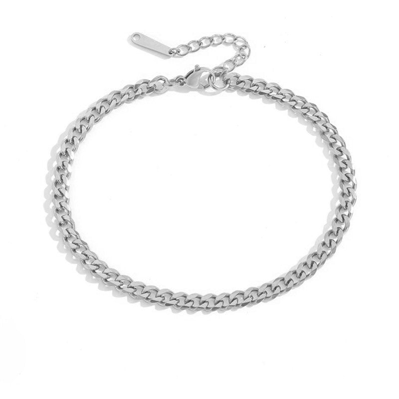 Cuban chain anklet