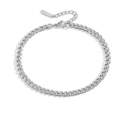 Cuban chain anklet