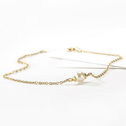 Dainty Pearl Bracelet