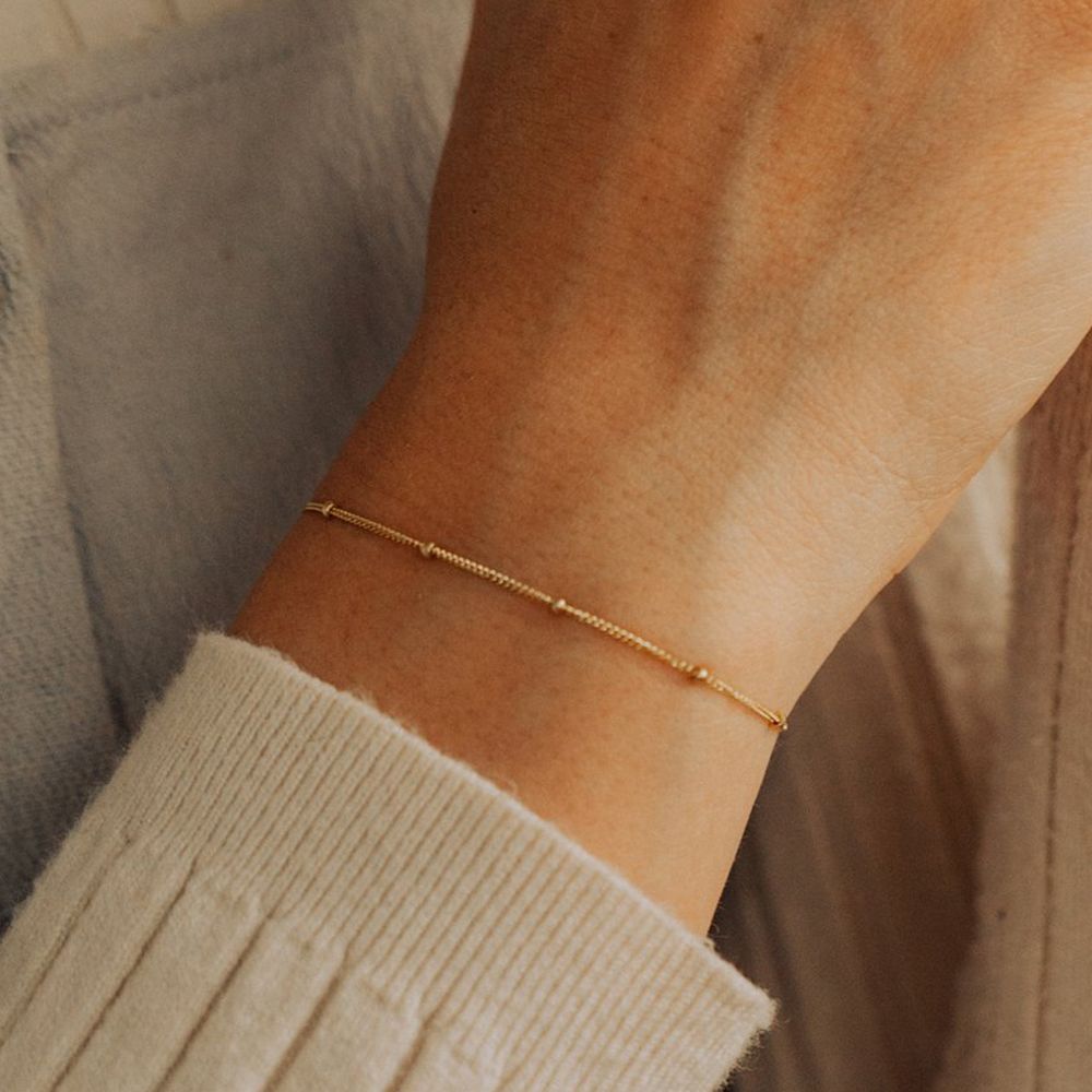 Dainty Satellite Chain Bracelet