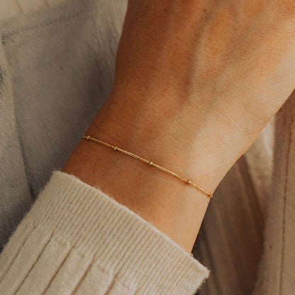 Dainty Satellite Chain Bracelet