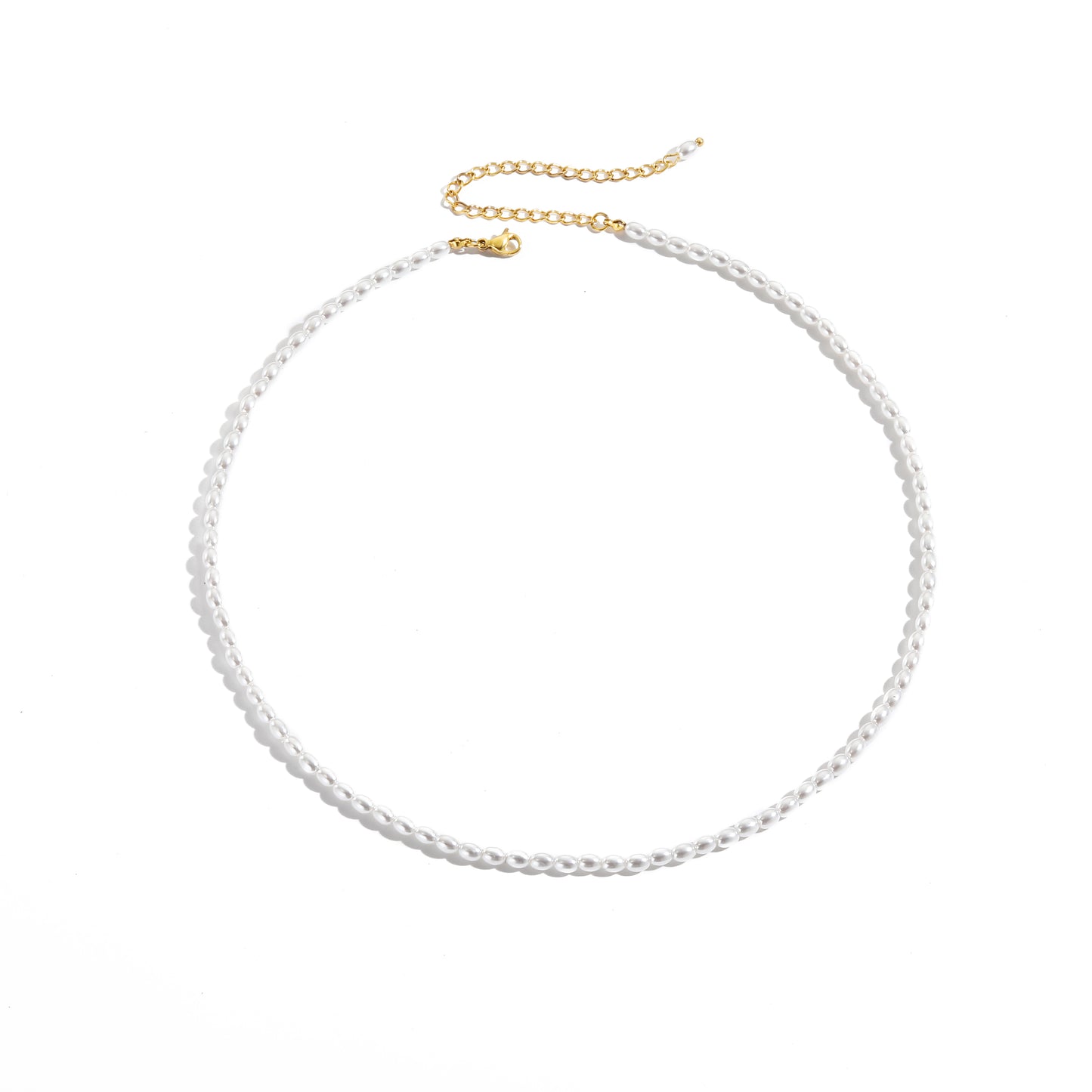 Dainty Full Pearl Necklace