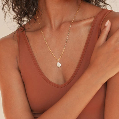 Baroque Pearl Pendant Necklace