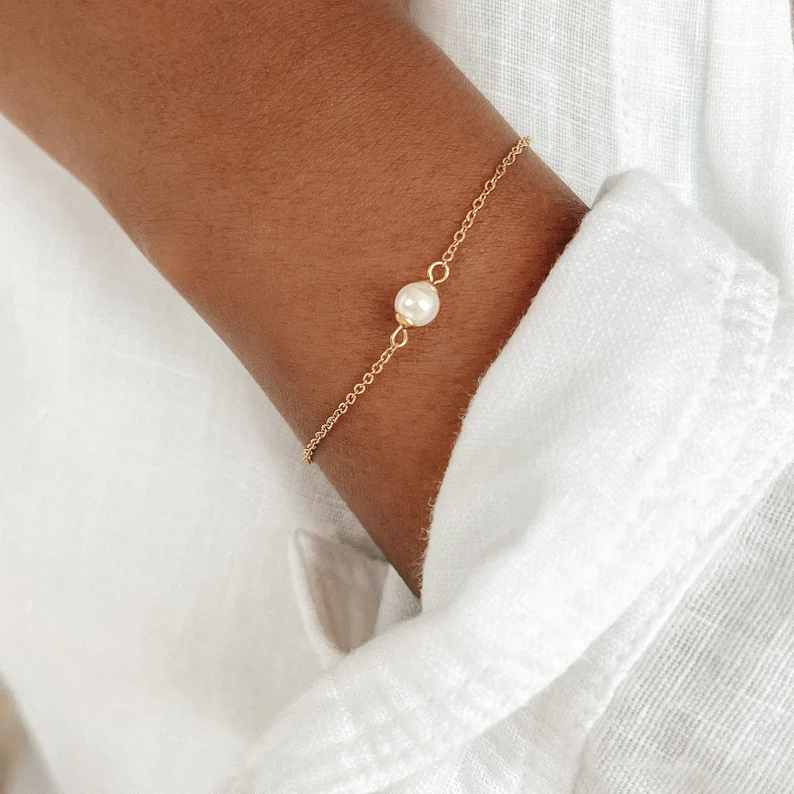 Dainty Pearl Bracelet
